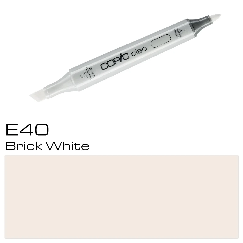 E40 Brick White