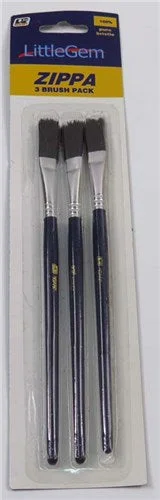 Bead - embroidery art supplies for adding sparkle to projects​ Das 1333 Brush Set Of 3 Black Hair