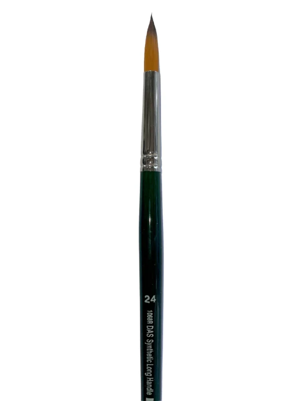 Handicraft supplies for making personalized jewelry boxes​ Das S1068r Synthetic Round Brush Long Handle