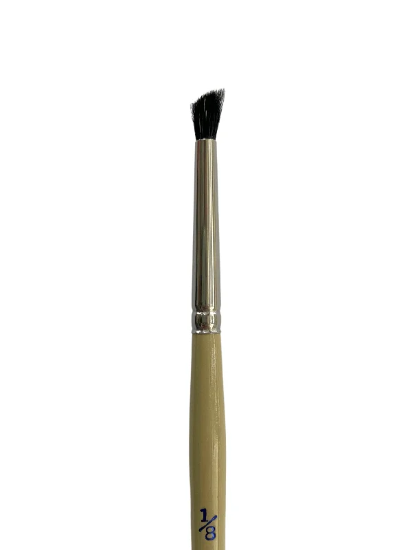 Watercolor paper with different textures for painting​ Das S656 Deer Foot Stippler Brushes