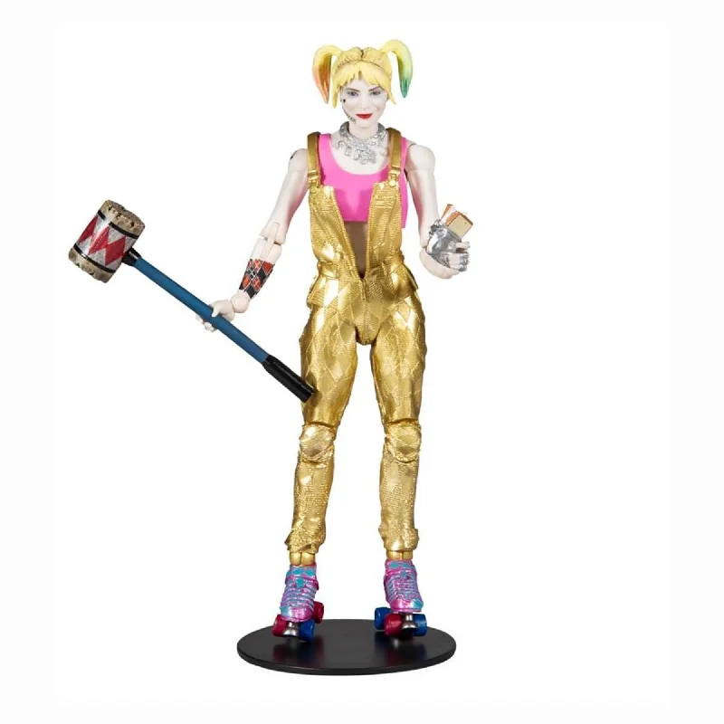 Kingdom Hearts Sora and Donald Duck Action Figures​ DC Multiverse 7 Inch Action Figure |  Birds of Prey Harley Quinn