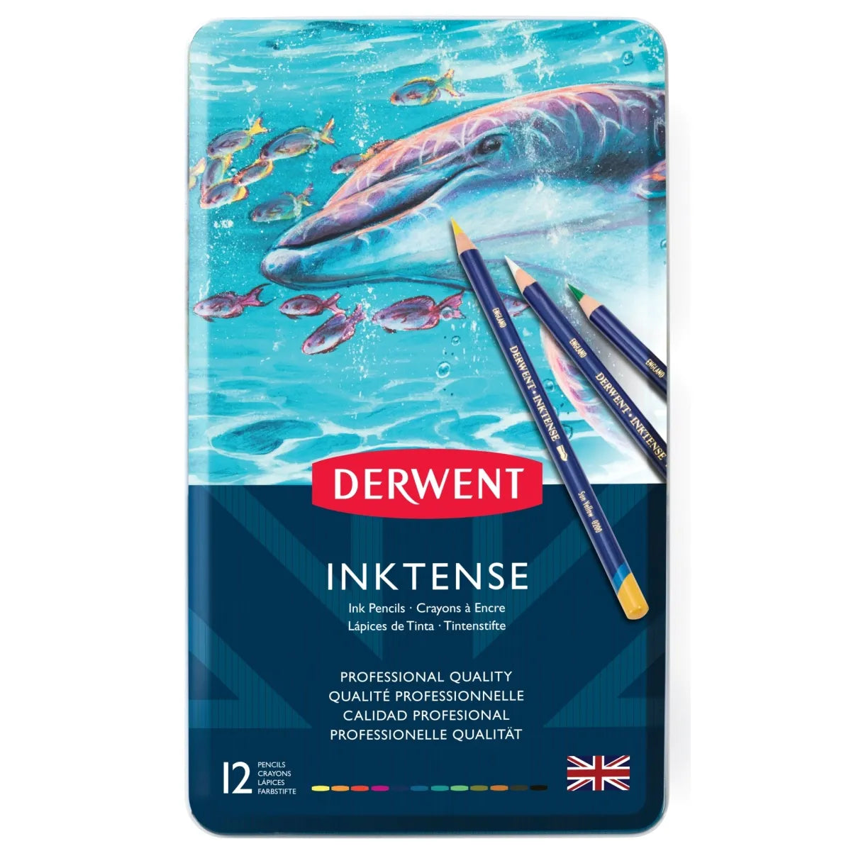 Art supplies for making seasonal home decor​ Derwent Inktense Pencils Set of 12