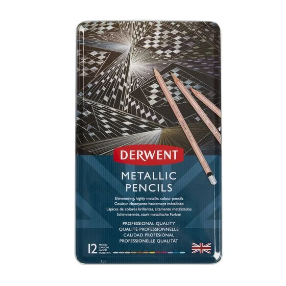 Easels for oil painting that are adjustable and portable​ Derwent Metallic Pencils Tin Of 12