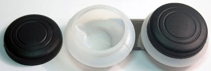 Art supplies for mixed - media collages​ Double Plastic Dipper With Lid For Art Painting Palette