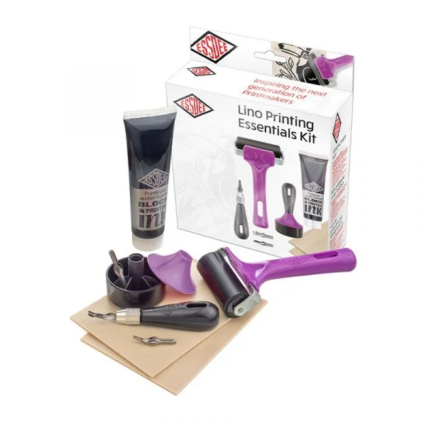 Art supplies for creating wall art for the living room​ Essdee Block Printing Essentials Kit