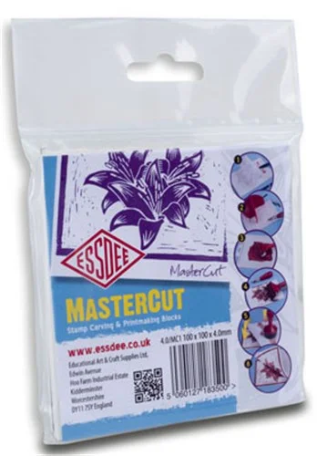 Art supplies for creating art - inspired fashion accessories​ Essdee Mastercut Carving Block 2 Sheets