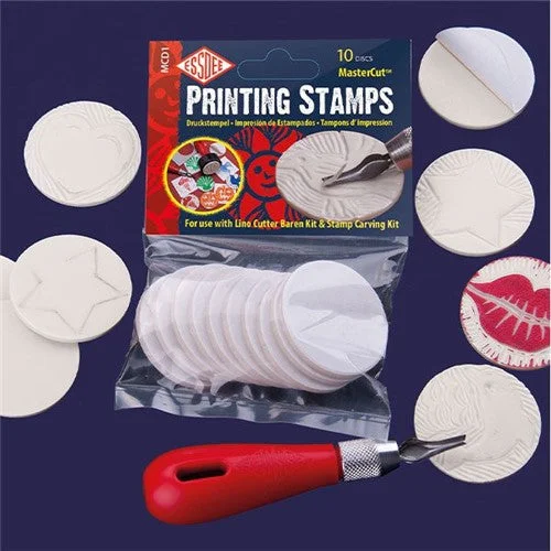 Professional - grade oil painting supplies for artists​ Essdee Mastercut Printing Stamps Pack Of 10