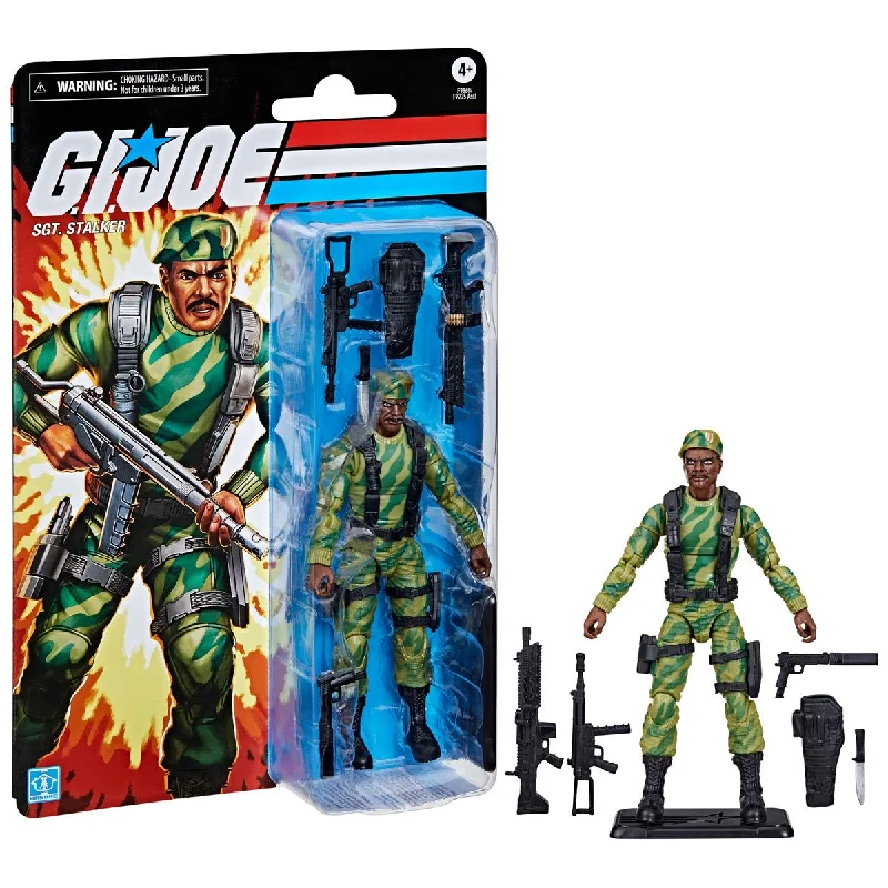 Paw Patrol Dog Action Figures with Rescue Tools​ G.I. Joe Classified Series Retro Cardback Sgt. Stalker 6" Inch Action Figure - Hasbro *IMPORT STOCK*