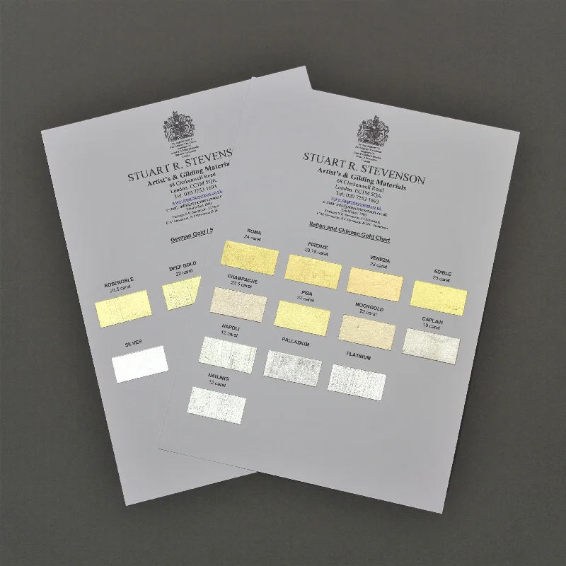 Paint sprayers for smooth and even application in painting​ Gold Leaf Colour Chart
