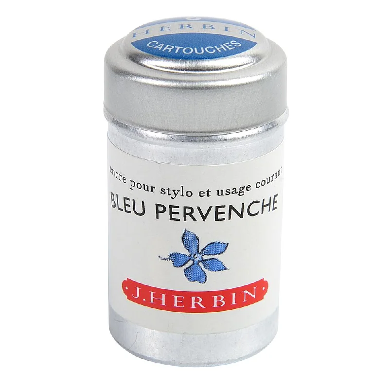 Handicraft supplies for making wall - mounted planters​ Herbin Ink Cartridge (Bleu Pervenche - Pack of 6) 20113T