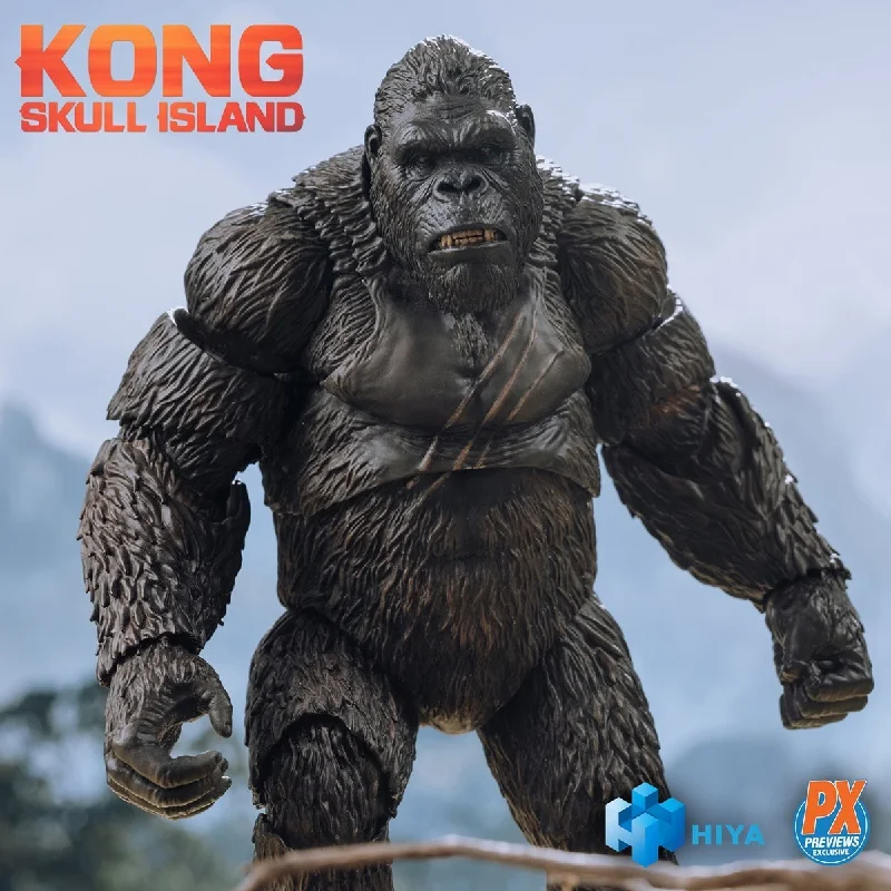 Playmobil Character Action Figures​ Hiya Toys Exquisite Basic Series Kong: Skull Island King Kong (PX Previews Exclusive)