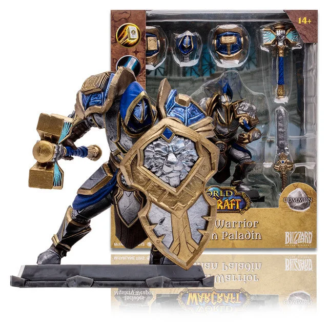 Sonic the Hedgehog Action Figures with Speed - Inspired Designs​ Human Warrior/Paladin: Common (World of Warcraft) 1:12 Scale Posed Figure - McFarlane Toys
