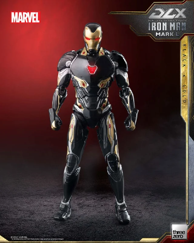 Saints Row Character Action Figures​ Infinity Saga DLX Action Figure 1/12 Iron Man Mark 50 (Black X Gold) 17 cm