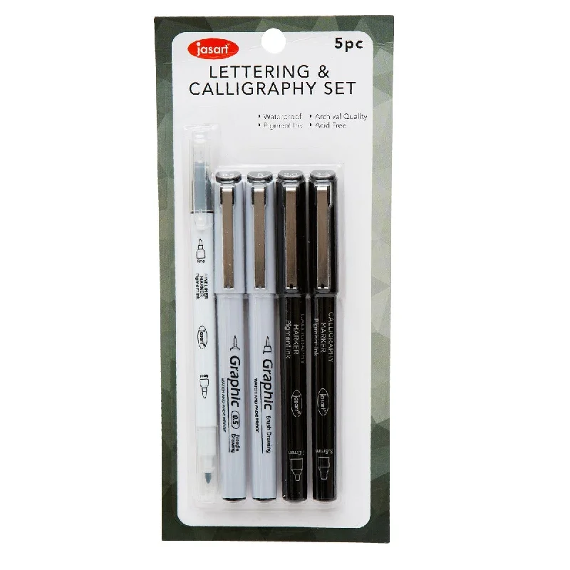 Handicraft supplies for making eco - friendly products​ Jasart Lettering Calligraphy Set Of 5