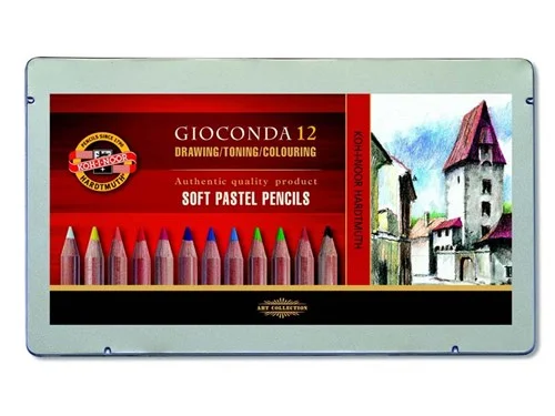 Painting and handicraft supplies for beach - themed projects​ Koh-I-Noor Gioconda 8820 Soft Pastel Pencil Sets