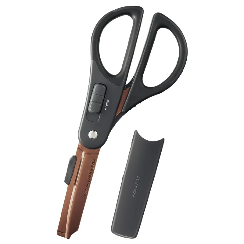 Art therapy supplies for mental health support​ Kokuyo Scissors 2-Way Hakoake Titanium Glueless
