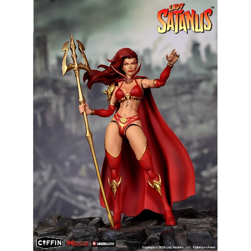 Final Fantasy Character Action Figures​ Lady Satanus 6" Inch Action Figure - Executive Replicas