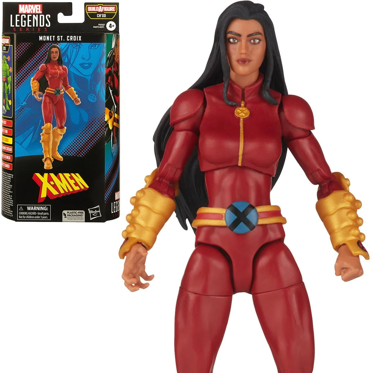Tomb Raider Lara Croft Action Figures​ Marvel Legends Monet St. Croix X-Men 6" Inch Action Figure - Hasbro