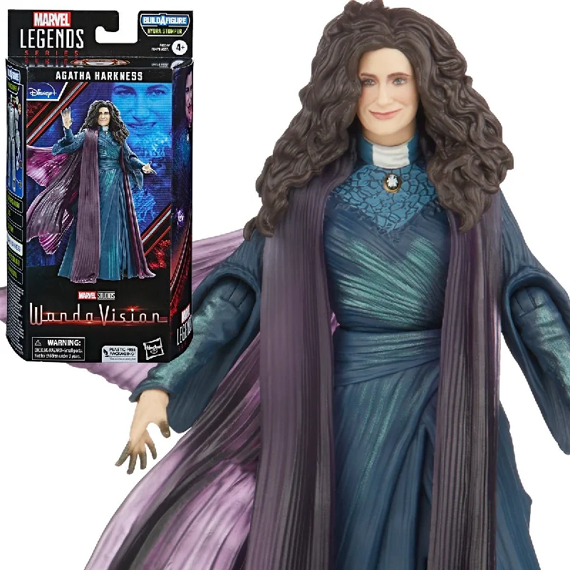 DC Comics Batman Action Figures in Limited Editions​ Marvel Legends Series Agatha Harkness (Hydra Stomper Build a Figure) 6" Inch Action Figure - Hasbro