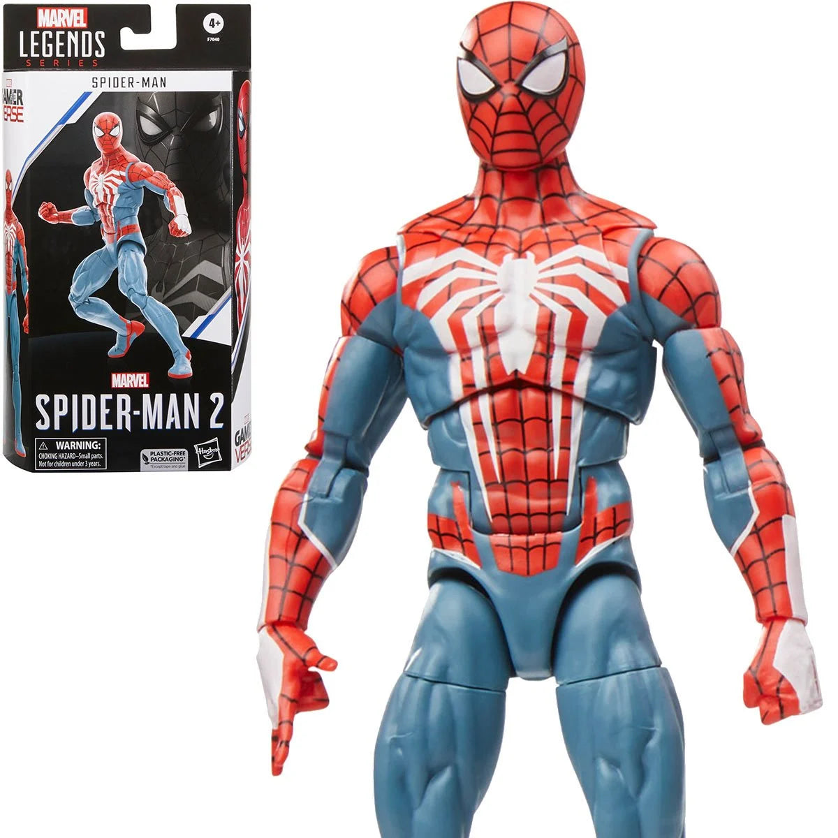 Super Mario Bros. Mario and Luigi Action Figures​ Marvel Legends Series Gamerverse Spider-Man 6" Inch Action Figure - Hasbro