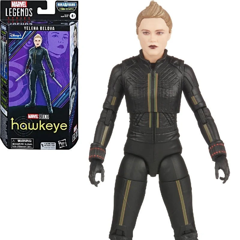 One Piece Straw Hat Pirates Action Figures​ Marvel Legends Series Yelena Belova (Hydra Stomper Build a Figure) 6" Inch Action Figure - Hasbro