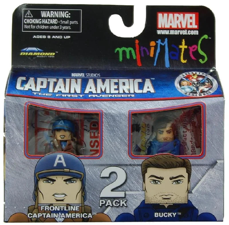 Beyblade Burst Beystadium - Compatible Action Figures​ Marvel Minimates Series 40 Frontline Captain America & Bucky