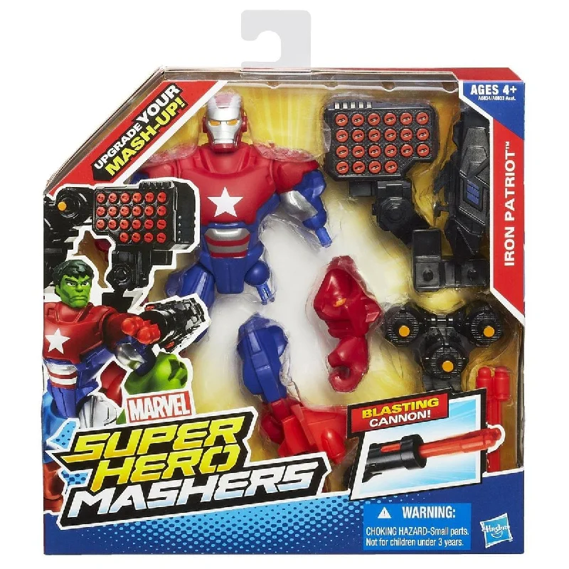 Hasbro Marvel Legends Series Action Figures​ Marvel Super Hero Mashers 6" Action Figure: Iron Patriot
