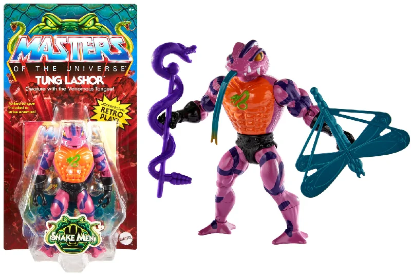 Barbie Dreamhouse - Accessories - Compatible Action Figures​ Masters of the Universe Origins Tung Lashor 5.5" Inch Action Figure - Mattel