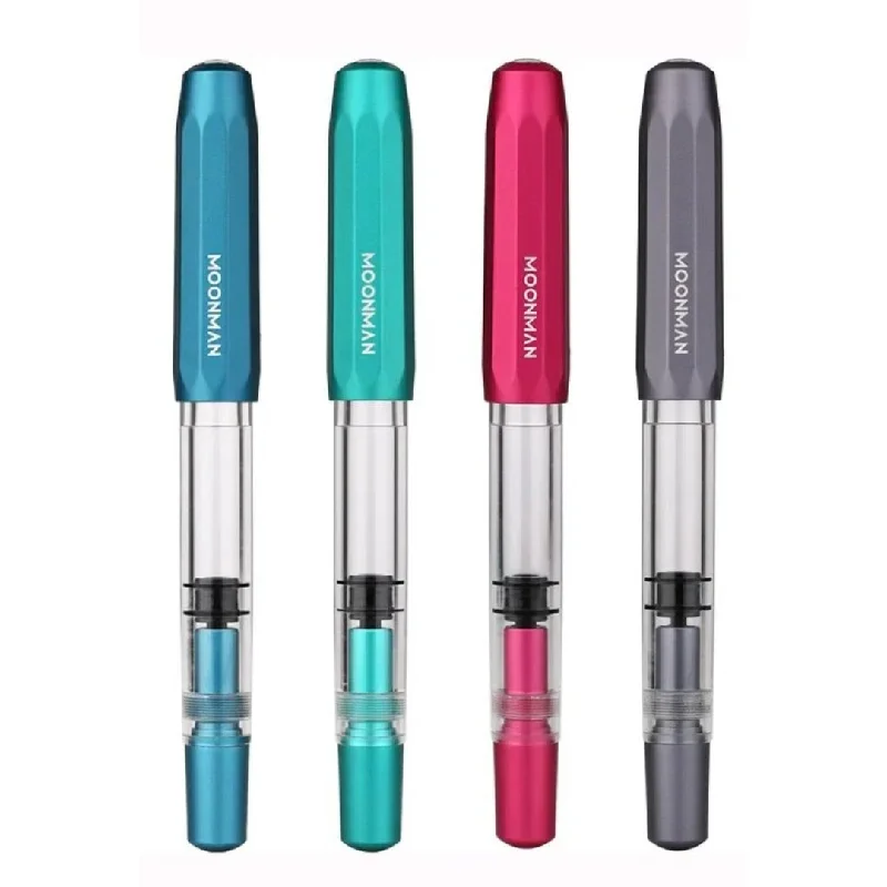 Painting and handicraft supplies for summer camps​ Moonman T1 Acrylic & Metal Piston Fountain Pen