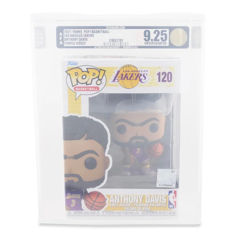 Destiny Guardian Action Figures​ NBA LA Lakers Funko POP | Anthony Davis (Purple Jersey) | Rated AFA 9.25