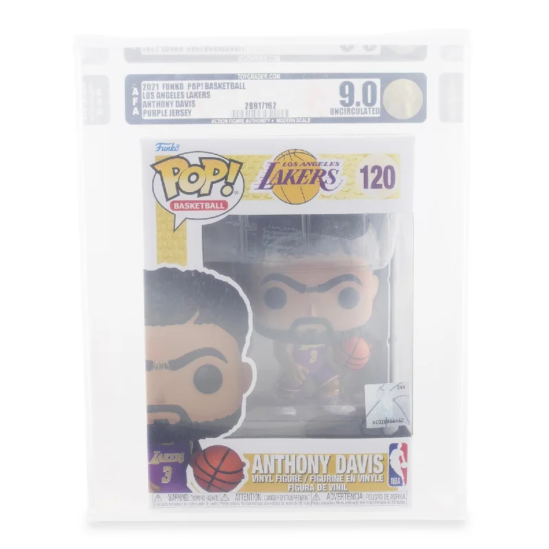 Persona 5 Joker Action Figures​ NBA LA Lakers Funko POP | Anthony Davis (Purple Jersey) | Rated AFA 9