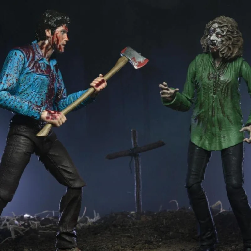 GI Joe Military - Themed Action Figures​ NECA Evil Dead Ultimate Bloody Ash & Cheryl Williams 2-Pack