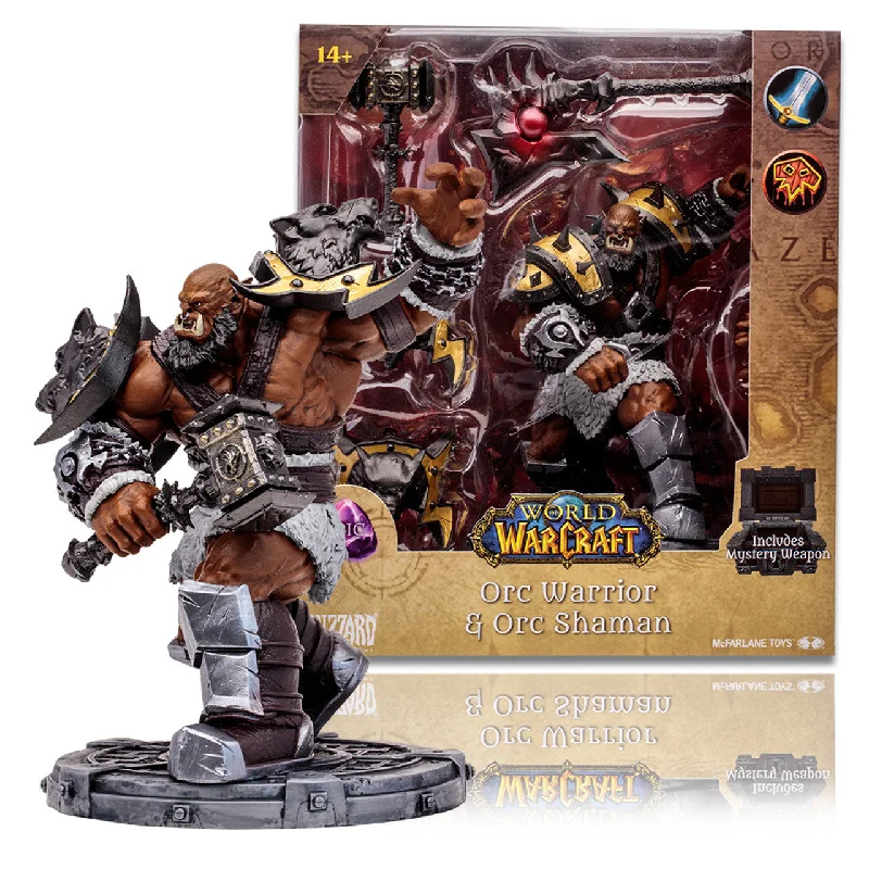 Silent Hill Character Action Figures​ Orc Warrior/Shaman: Epic (World of Warcraft) 1:12 Scale Posed Figure - McFarlane Toys