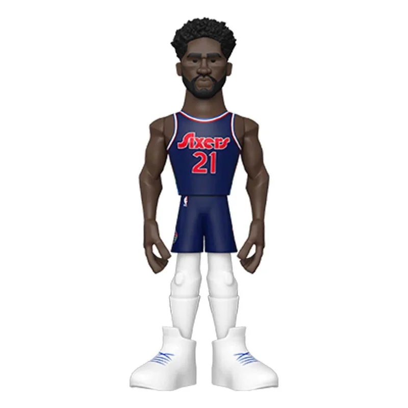 Hot Toys High - Quality Collectible Action Figures​ Philadelphia 76ers NBA Funko Gold 5 Inch Vinyl Figure | Joel Embiid CHASE