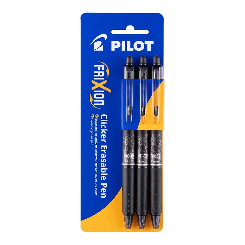 Art supplies for seniors in assisted living facilities​ Pilot Frixion Clicker Erasable Fine Pens Pack Of 3