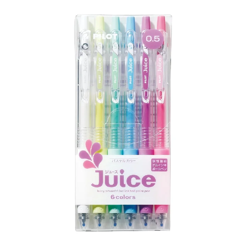 Polymer clay for creating detailed handicraft sculptures​ Pilot Japan Pastel 0.5mm Juice Gel Pen - 6 Color Set
