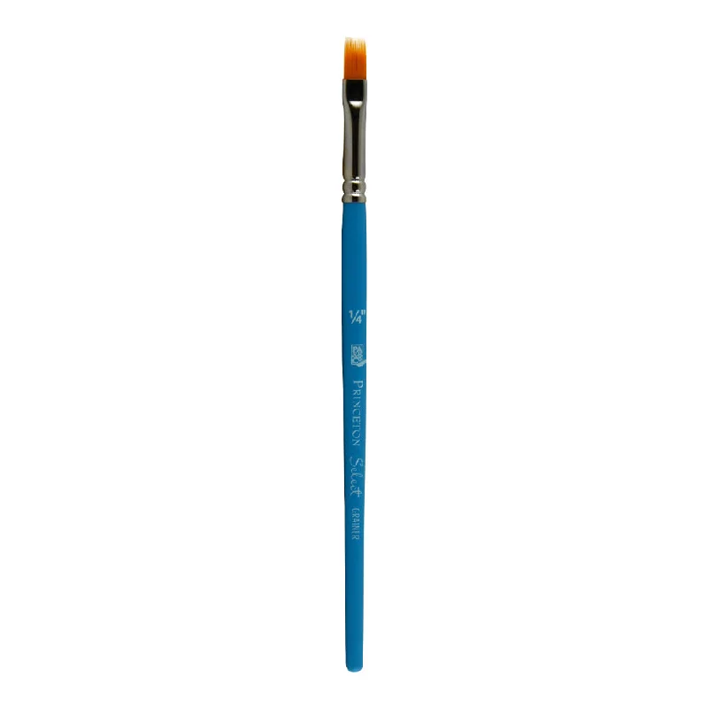 Oil painting canvases stretched on wooden frames​ Princeton Select Artiste 3750 Grainer Synthetic Brushes