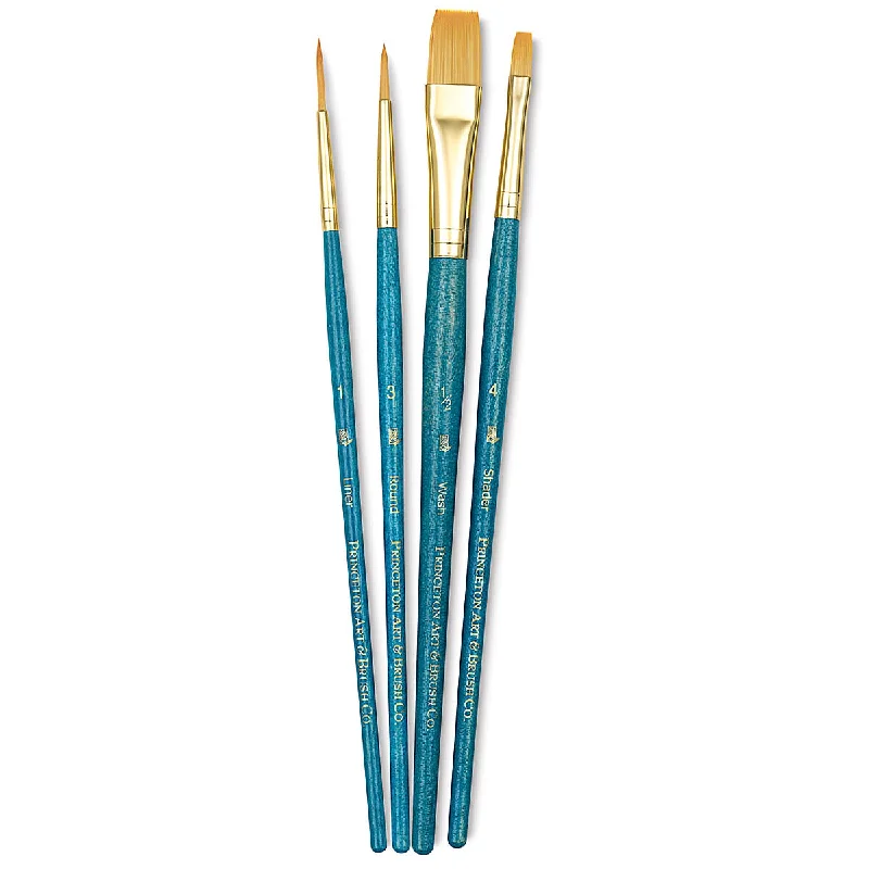 Origami paper in various colors and patterns for folding art​ Princeton Real Value Synthetic Golden Taklon 9172 Brushes Set of 4