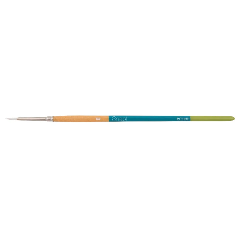 High - end art supplies for professional illustrators​ Princeton Snap! 9850 Short Handle White Taklon Round Brushes