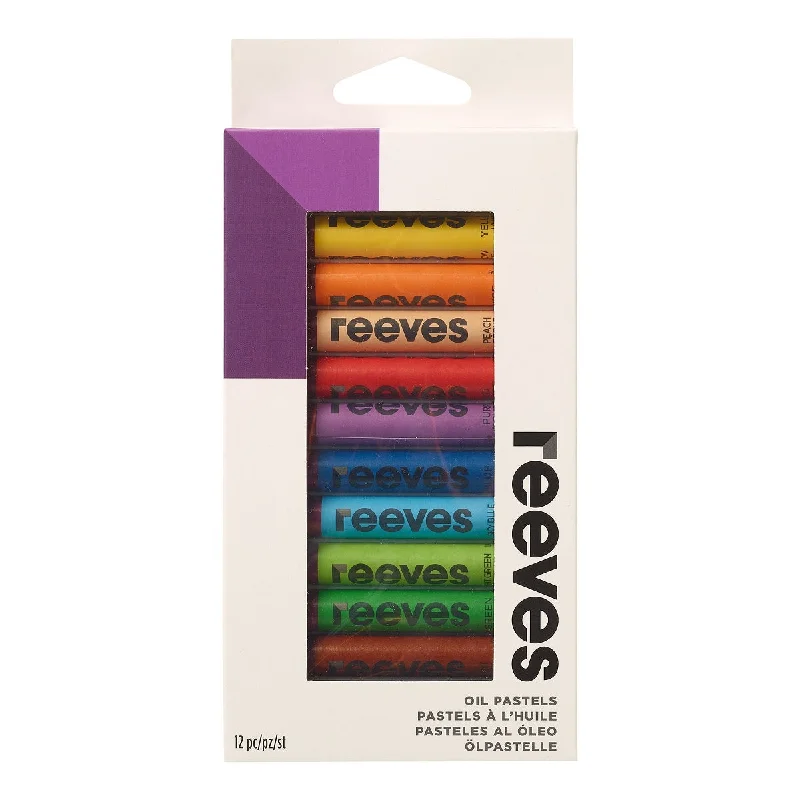 Handicraft supplies for making personalized jewelry boxes​ Reeves Large Oil Pastels Set of 12