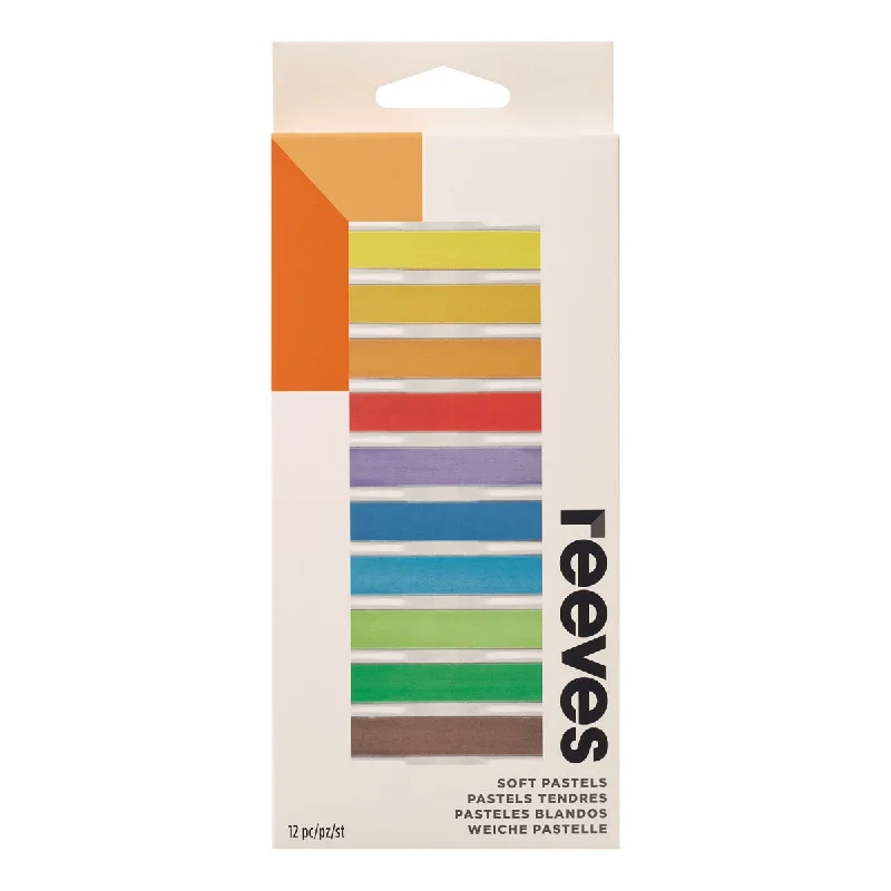 Drawing pencils with different lead hardness for detailed sketches​ Reeves Soft Pastels Set of 12