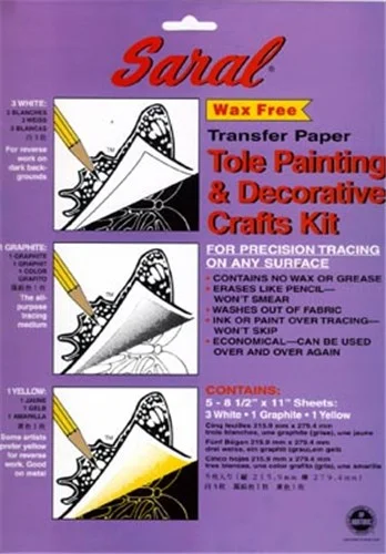 Candle - making art supplies for custom - scented candles​ Saral Tole Transfer Kit