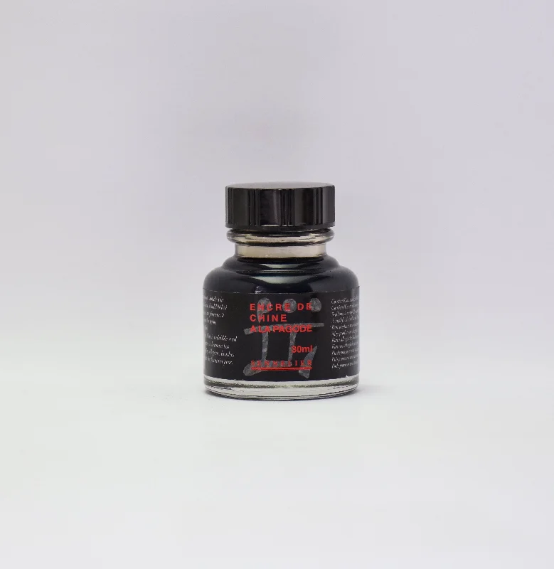 Punch - needle art supplies for making textured artworks​ Sennelier ENCRE DE CHINE Ink