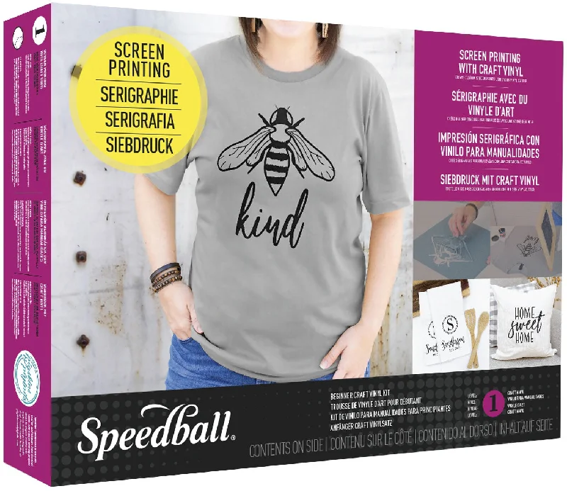 Wood - burning tools for adding designs to wooden handicrafts​ Speedball Screen Printing Beginners Craft Vinyl Kit