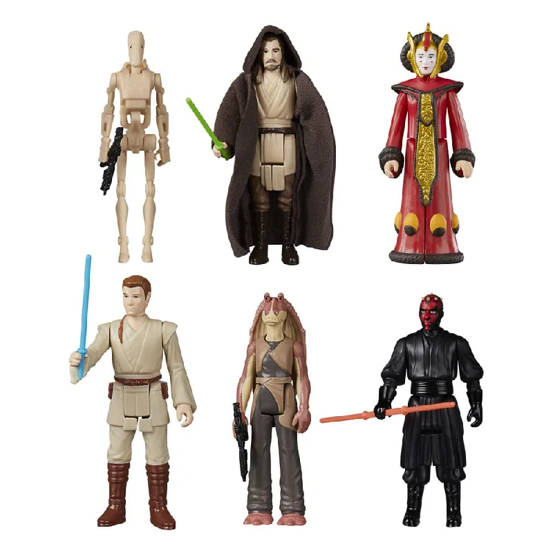 Angry Birds Red and Chuck Action Figures​ Star Wars Episode I Retro Collection Action Figures The Phantom Menace Multipack 10 cm - Damaged packaging