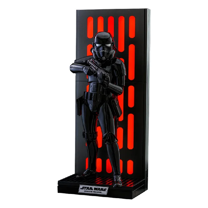 Mass Effect Commander Shepard Action Figures​ Star Wars Movie Masterpiece Action Figure 1/6 Shadow Trooper with Death Star Environment 30 cm