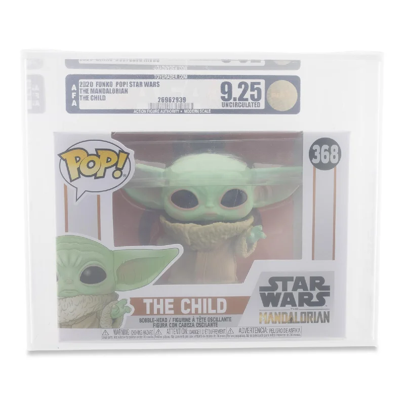 Yo - Kai Watch Yo - Kai Action Figures​ Star Wars The Mandalorian Funko POP | The Child | Rated AFA 9.25
