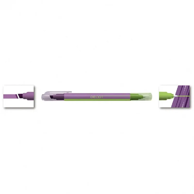 Painting and handicraft supplies for space - themed projects​ Sun Star Decot Double-ended Marker Color-changing Highlighter Pen