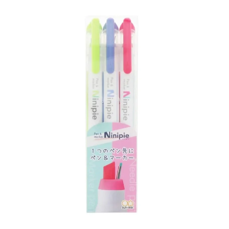 Art supplies for making personalized bookmarks​ Sun Star Ninipie Water-Based Pen & Marker