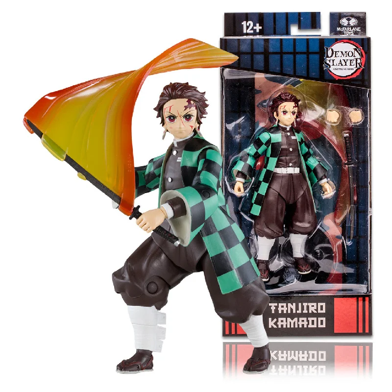 Toy Story Woody and Buzz Lightyear Action Figures​ Tanjiro Kamado in Rui Battle (Demon Slayer) 7" Inch Scale Action Figure - McFarlane Toys